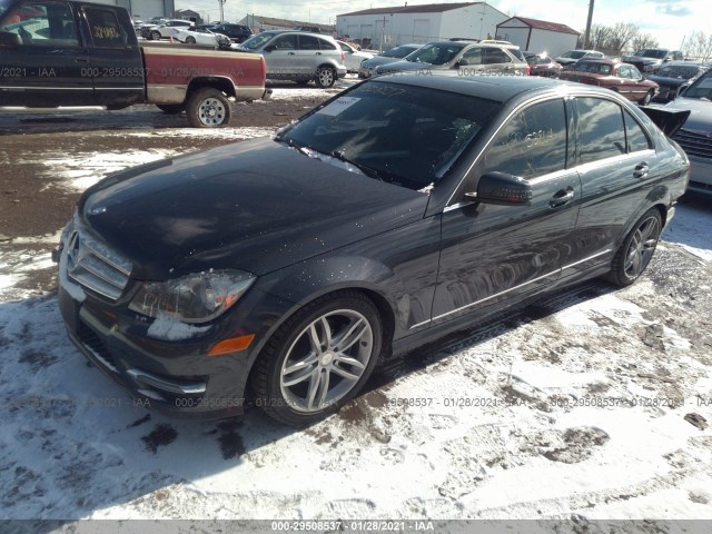 Photo 1 VIN: WDDGF4HB9DR287419 - MERCEDES-BENZ C-CLASS 