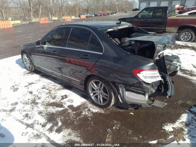 Photo 2 VIN: WDDGF4HB9DR287419 - MERCEDES-BENZ C-CLASS 