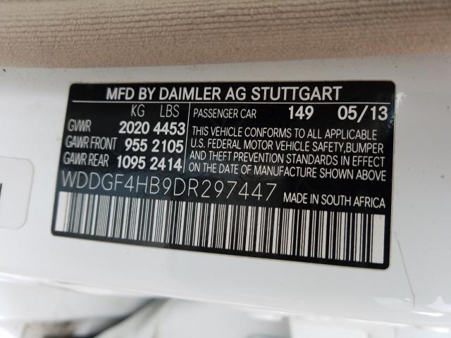 Photo 9 VIN: WDDGF4HB9DR297447 - MERCEDES-BENZ C 250 