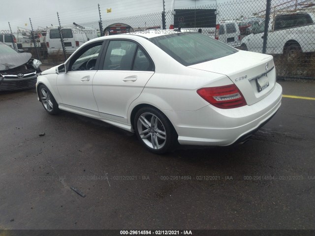 Photo 2 VIN: WDDGF4HB9EA963299 - MERCEDES-BENZ C-CLASS 