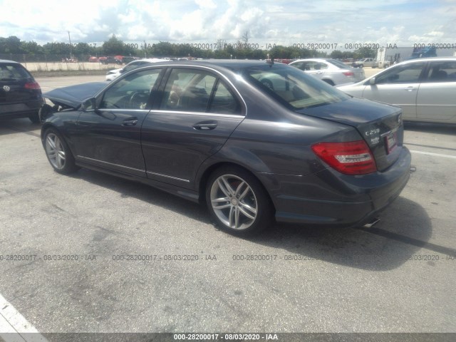 Photo 2 VIN: WDDGF4HB9EA965523 - MERCEDES-BENZ C-CLASS 