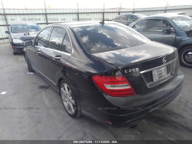 Photo 2 VIN: WDDGF4HB9EG248858 - MERCEDES-BENZ C-CLASS 