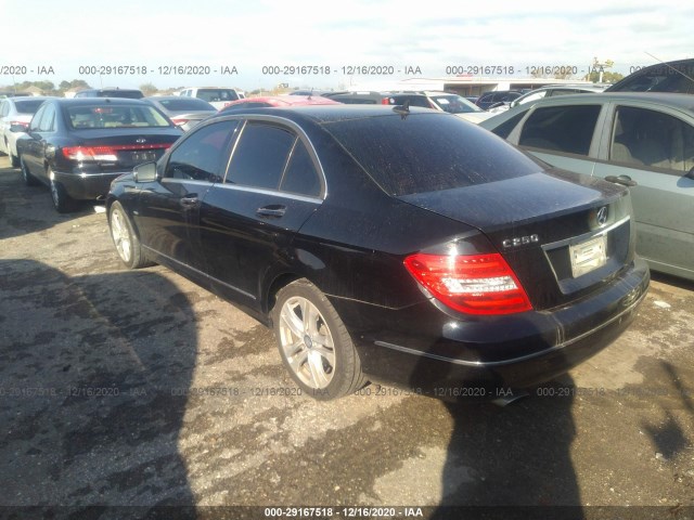 Photo 2 VIN: WDDGF4HBXCA646161 - MERCEDES-BENZ C-CLASS 