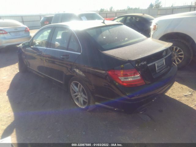 Photo 2 VIN: WDDGF4HBXCA666166 - MERCEDES-BENZ C-CLASS 