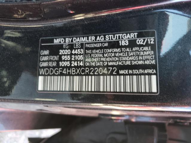 Photo 9 VIN: WDDGF4HBXCR220472 - MERCEDES-BENZ C 250 