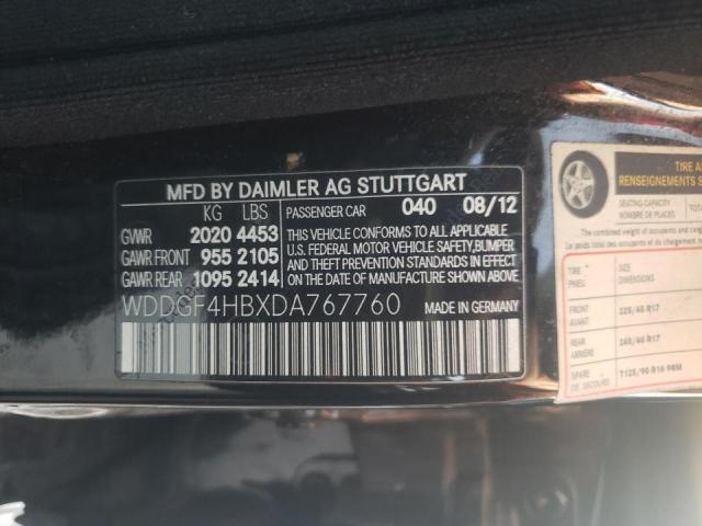 Photo 9 VIN: WDDGF4HBXDA767760 - MERCEDES-BENZ C 250 