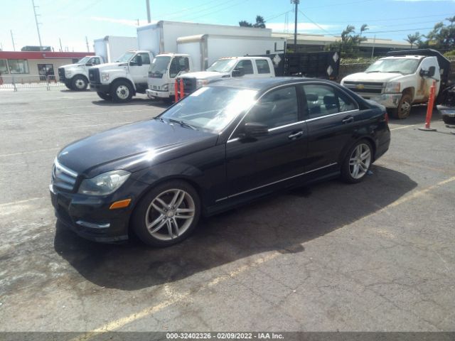 Photo 1 VIN: WDDGF4HBXDA801597 - MERCEDES-BENZ C-CLASS 