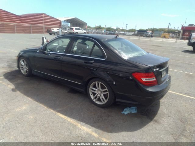 Photo 2 VIN: WDDGF4HBXDA801597 - MERCEDES-BENZ C-CLASS 