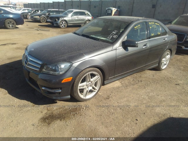 Photo 1 VIN: WDDGF4HBXDR268376 - MERCEDES-BENZ C-CLASS 