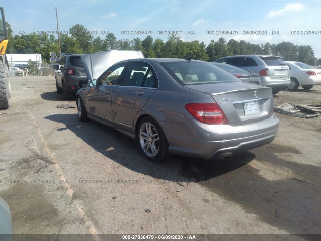 Photo 2 VIN: WDDGF4HBXDR272380 - MERCEDES-BENZ C-CLASS 