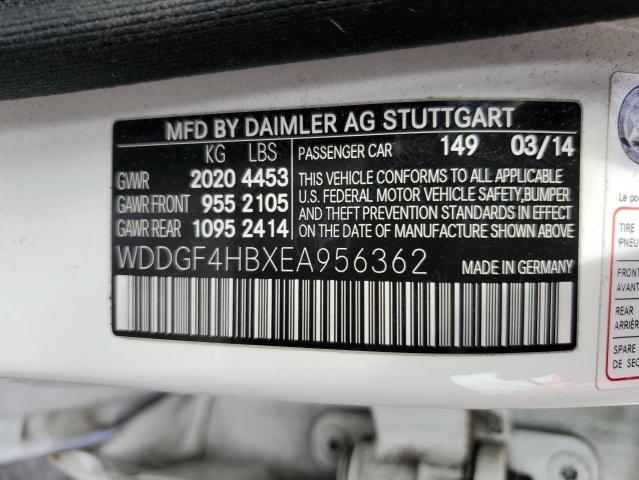 Photo 12 VIN: WDDGF4HBXEA956362 - MERCEDES-BENZ C 250 