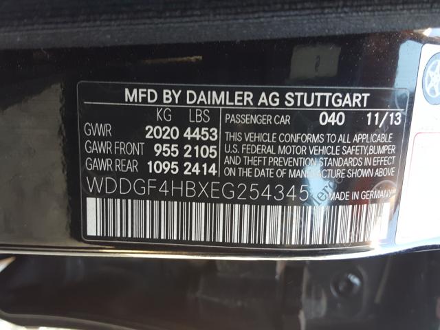 Photo 9 VIN: WDDGF4HBXEG254345 - MERCEDES-BENZ C 250 