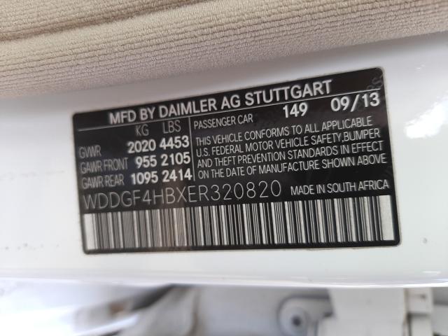 Photo 9 VIN: WDDGF4HBXER320820 - MERCEDES-BENZ C 250 