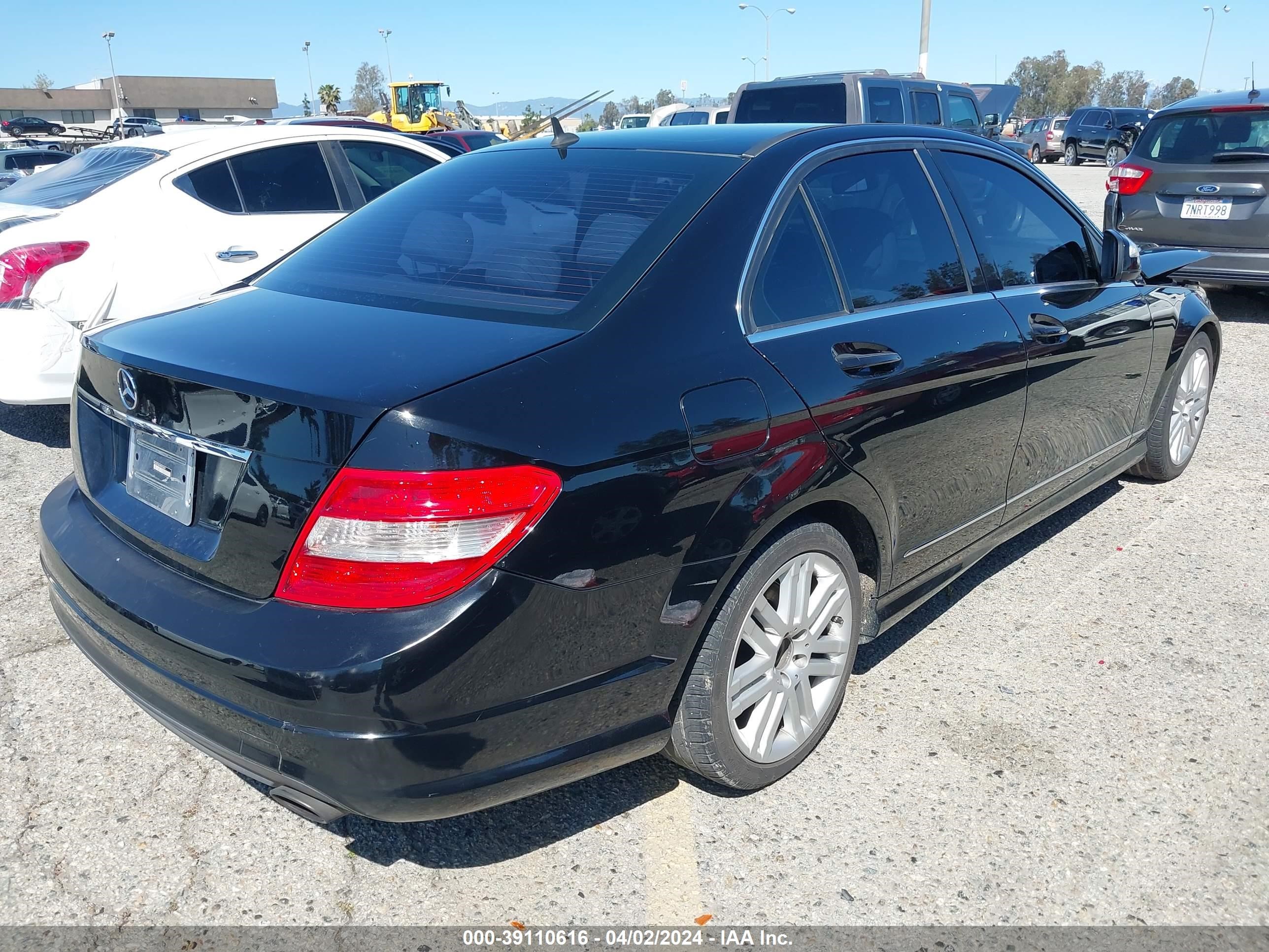 Photo 3 VIN: WDDGF54X09R052809 - MERCEDES-BENZ C-KLASSE 