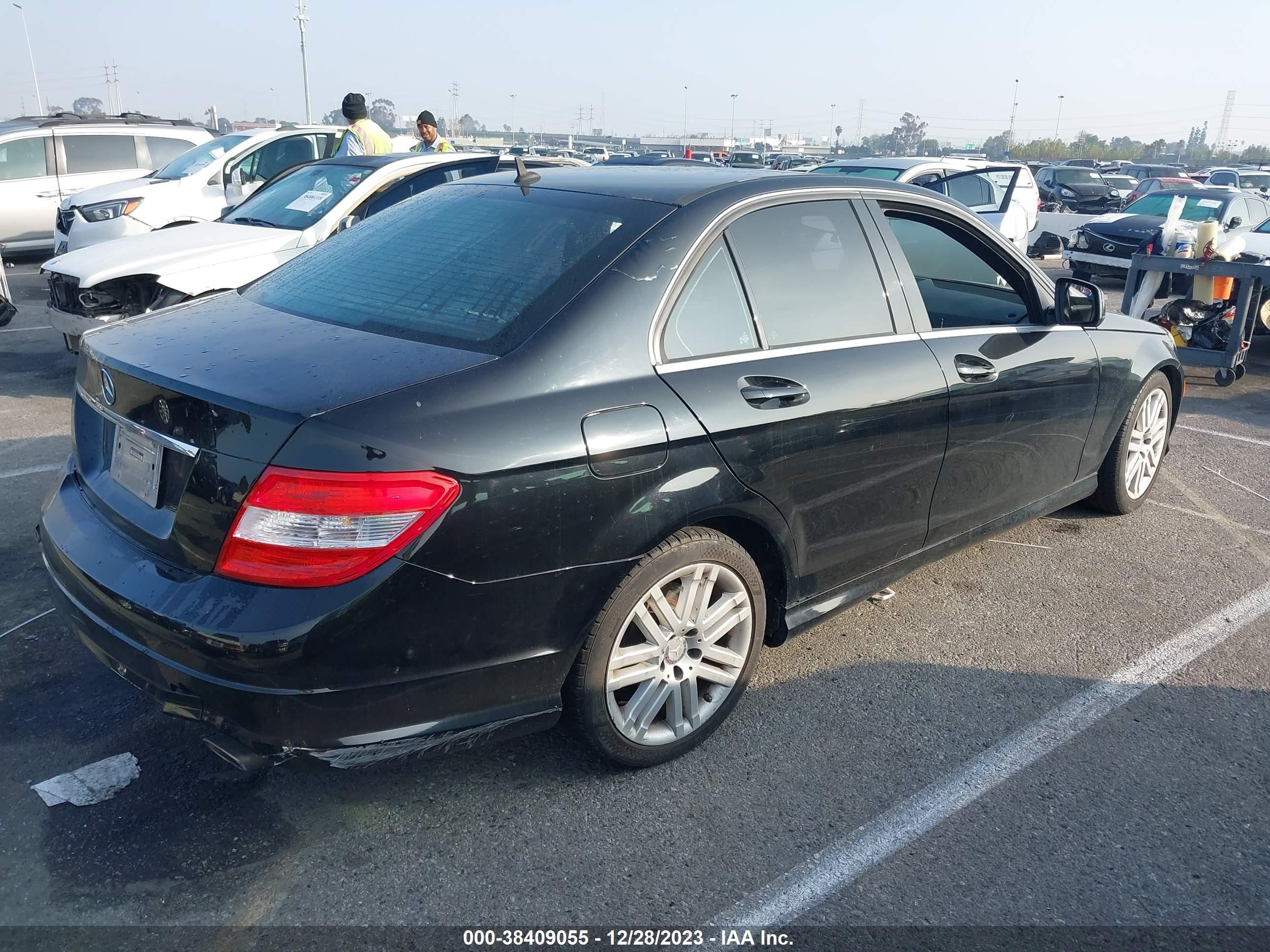 Photo 3 VIN: WDDGF54X09R057556 - MERCEDES-BENZ C-KLASSE 