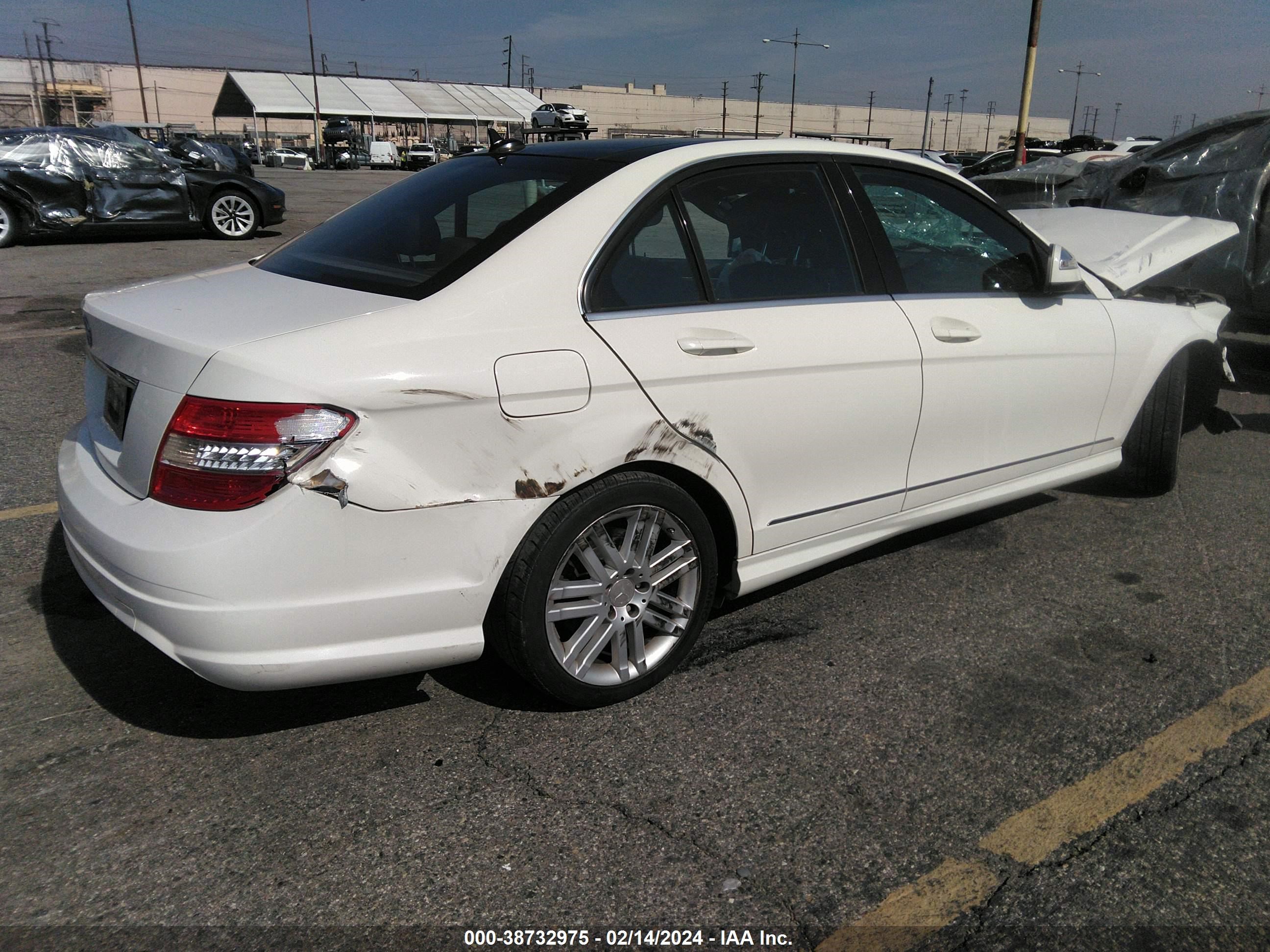 Photo 3 VIN: WDDGF54X19R059140 - MERCEDES-BENZ C-KLASSE 