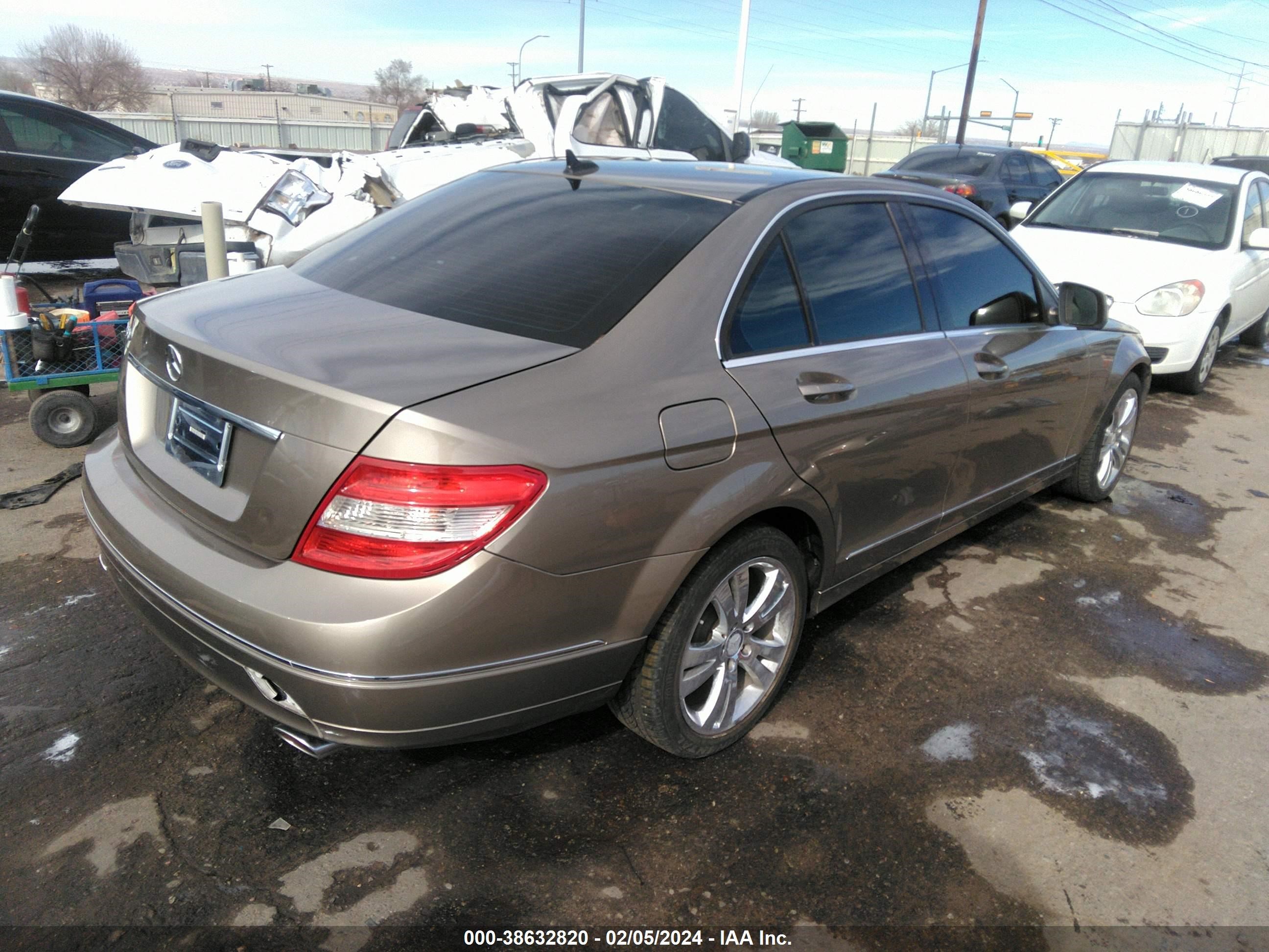 Photo 3 VIN: WDDGF54X38F106703 - MERCEDES-BENZ C-KLASSE 