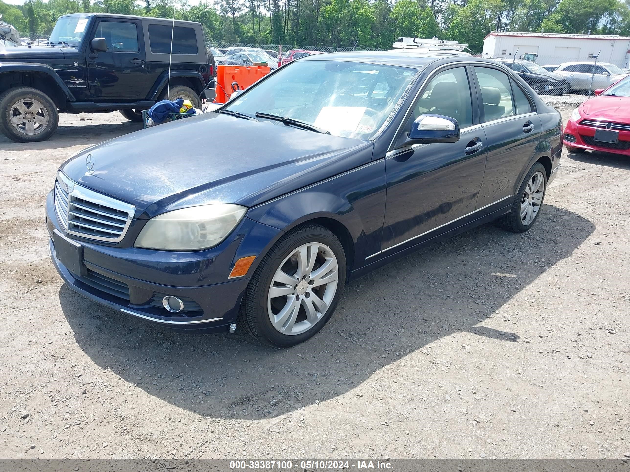 Photo 1 VIN: WDDGF54X38R014571 - MERCEDES-BENZ C-KLASSE 