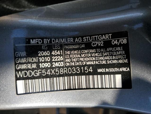 Photo 11 VIN: WDDGF54X58R033154 - MERCEDES-BENZ C 300 