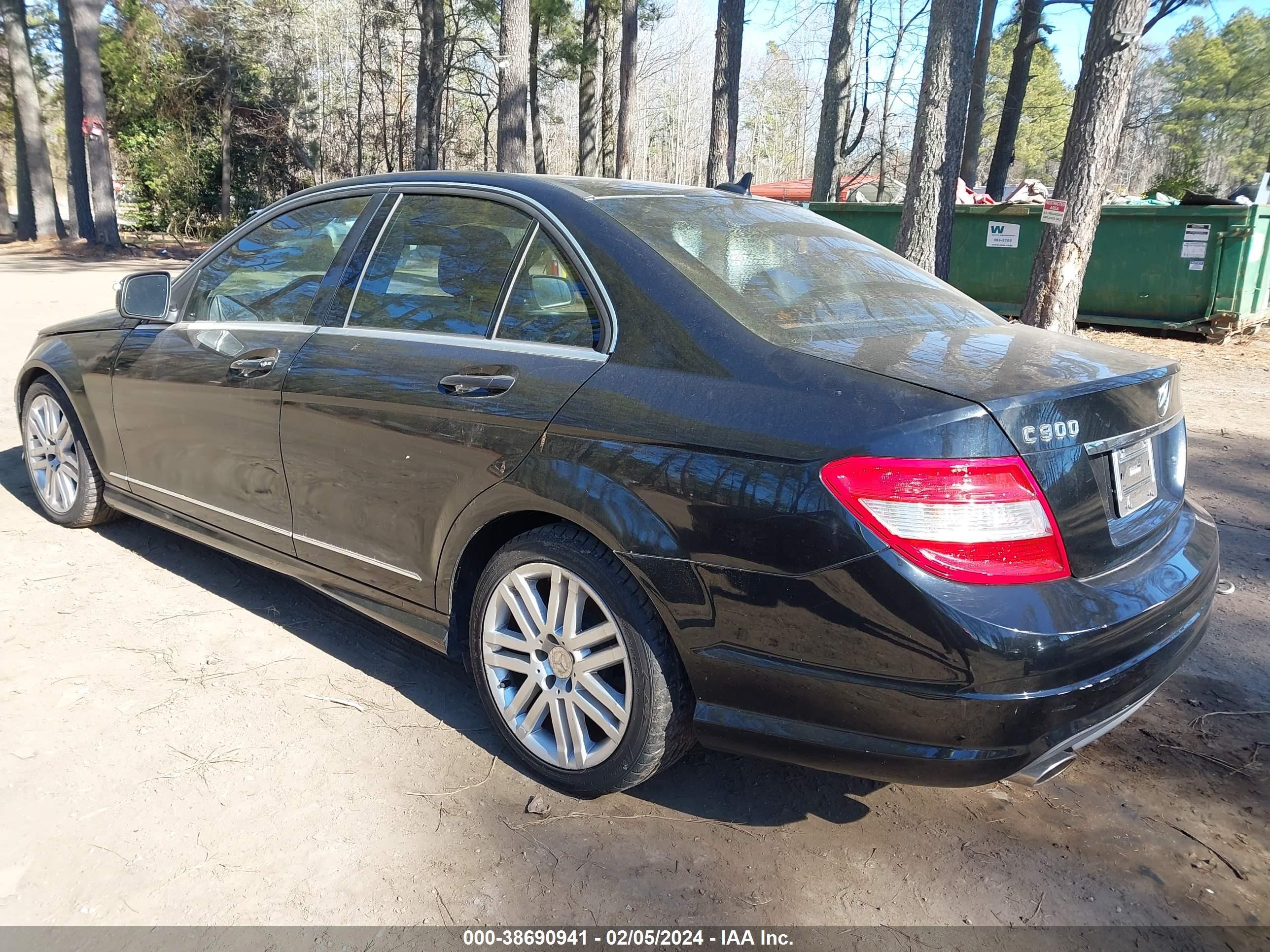 Photo 2 VIN: WDDGF54X69F201399 - MERCEDES-BENZ C-KLASSE 