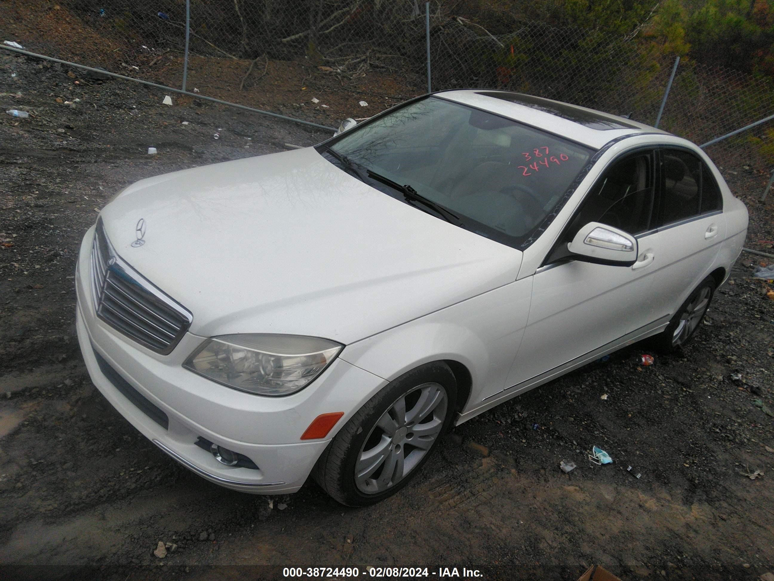 Photo 1 VIN: WDDGF54X89R084942 - MERCEDES-BENZ C-KLASSE 