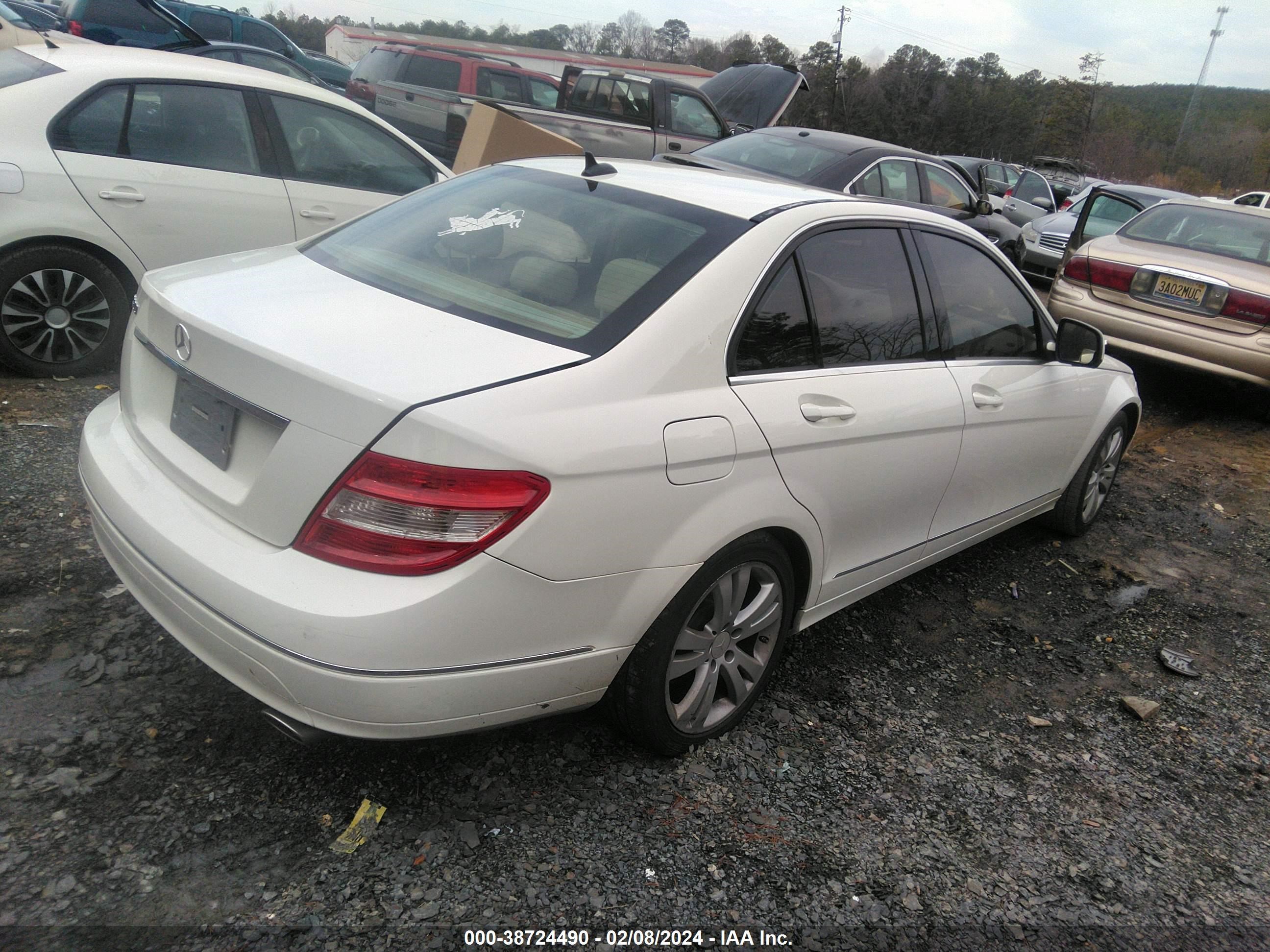 Photo 3 VIN: WDDGF54X89R084942 - MERCEDES-BENZ C-KLASSE 