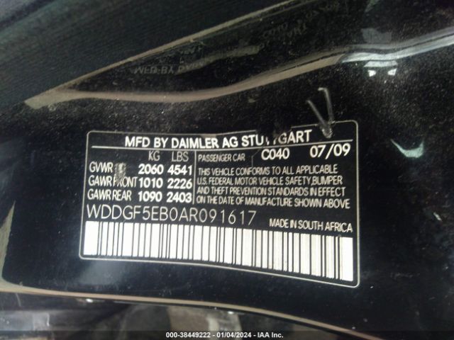 Photo 8 VIN: WDDGF5EB0AR091617 - MERCEDES-BENZ C 300 