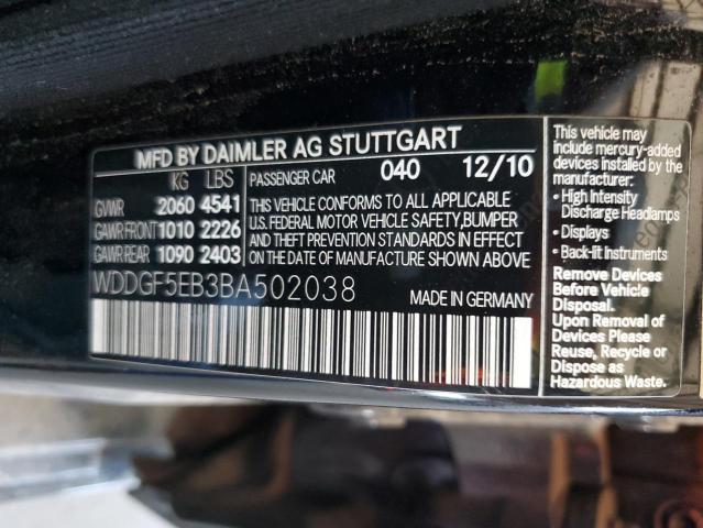 Photo 11 VIN: WDDGF5EB3BA502038 - MERCEDES-BENZ C 300 