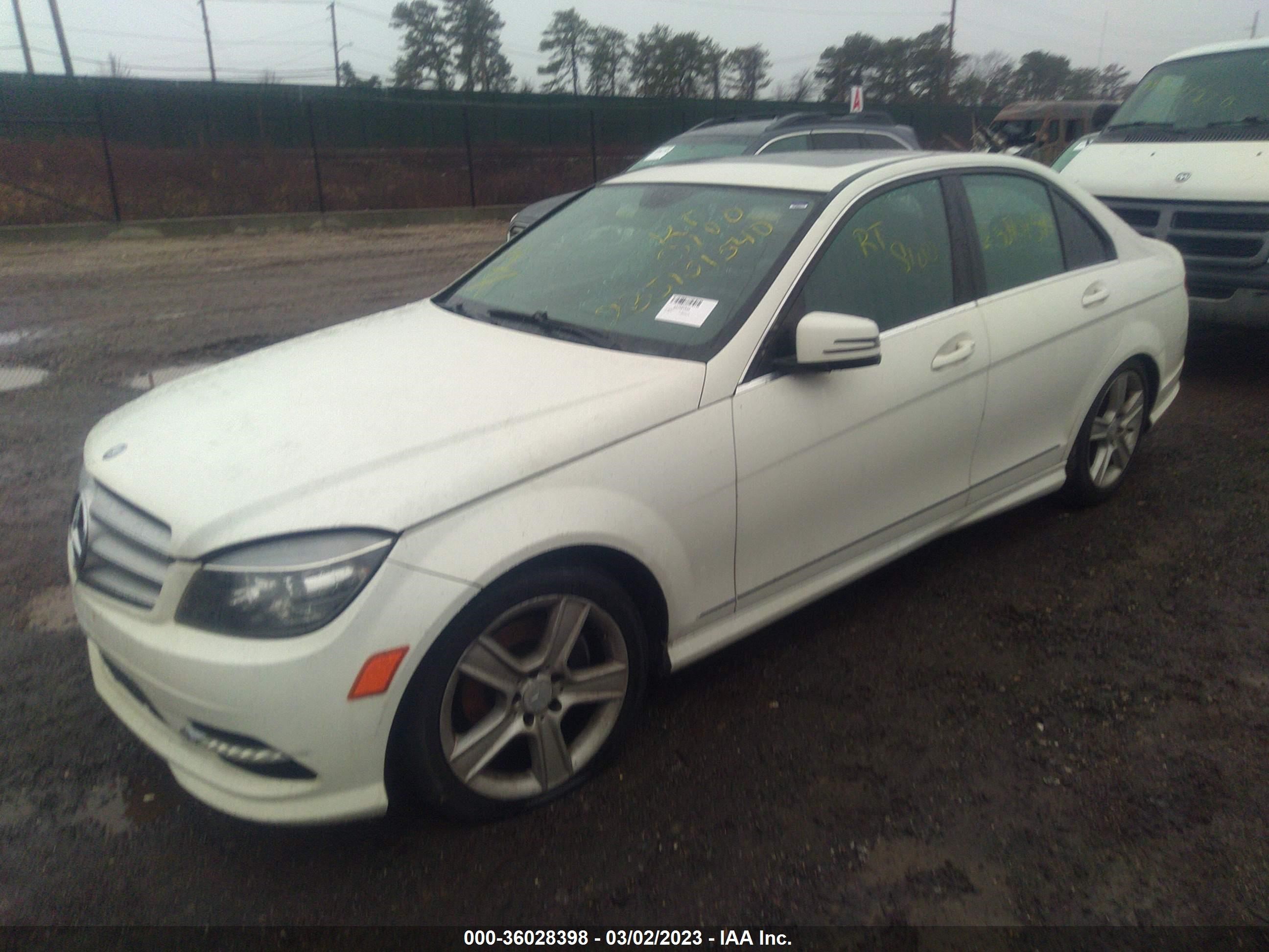 Photo 1 VIN: WDDGF5EB3BA511581 - MERCEDES-BENZ C-KLASSE 