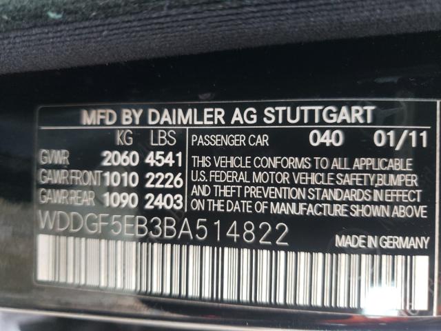 Photo 9 VIN: WDDGF5EB3BA514822 - MERCEDES-BENZ C 300 