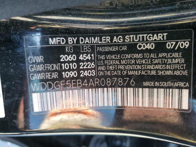 Photo 9 VIN: WDDGF5EB4AR087876 - MERCEDES-BENZ C 300 