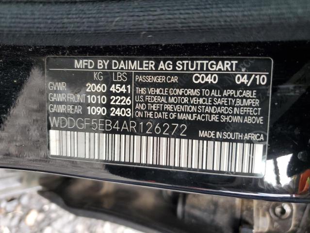 Photo 11 VIN: WDDGF5EB4AR126272 - MERCEDES-BENZ C-CLASS 