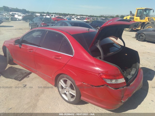 Photo 2 VIN: WDDGF5EB4BR137936 - MERCEDES-BENZ C-CLASS 