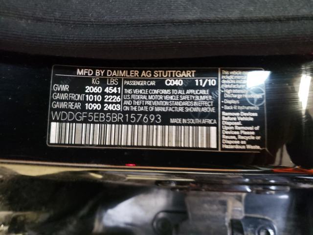 Photo 9 VIN: WDDGF5EB5BR157693 - MERCEDES-BENZ C 300 