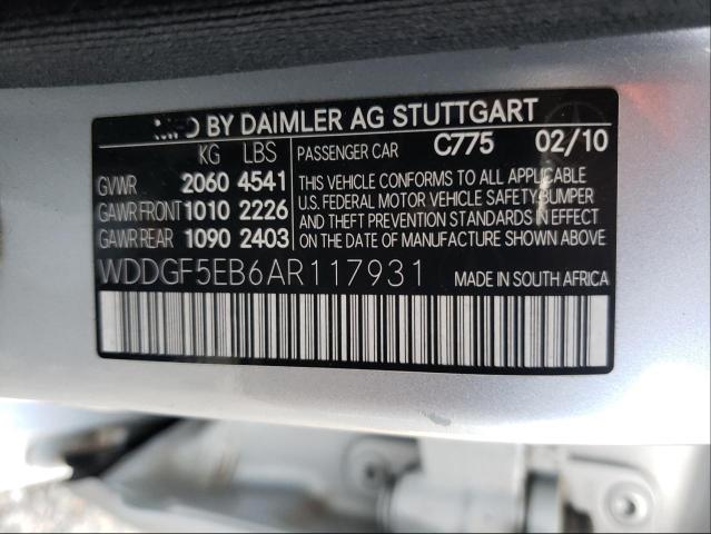 Photo 9 VIN: WDDGF5EB6AR117931 - MERCEDES-BENZ C 300 