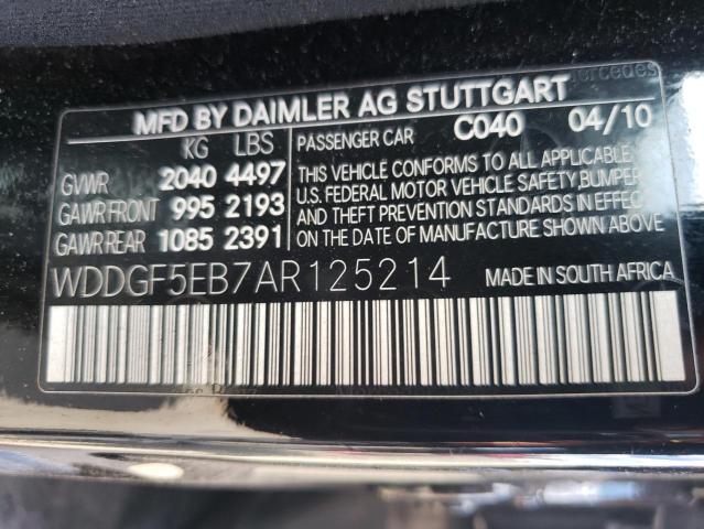 Photo 9 VIN: WDDGF5EB7AR125214 - MERCEDES-BENZ C 300 