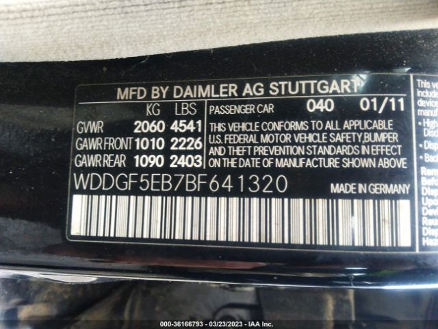 Photo 8 VIN: WDDGF5EB7BF641320 - MERCEDES-BENZ C 300 