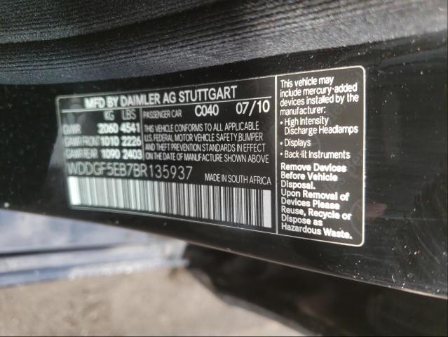 Photo 9 VIN: WDDGF5EB7BR135937 - MERCEDES-BENZ C 300 