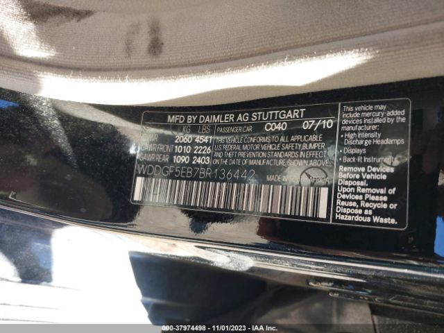 Photo 8 VIN: WDDGF5EB7BR136442 - MERCEDES-BENZ C 300 