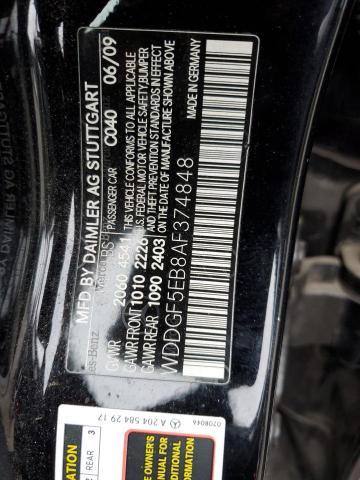 Photo 11 VIN: WDDGF5EB8AF374848 - MERCEDES-BENZ C 300 