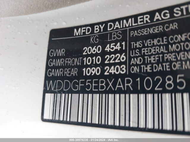 Photo 8 VIN: WDDGF5EBXAR102851 - MERCEDES-BENZ C 300 