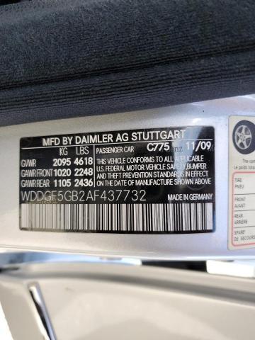 Photo 9 VIN: WDDGF5GB2AF437732 - MERCEDES-BENZ C 350 