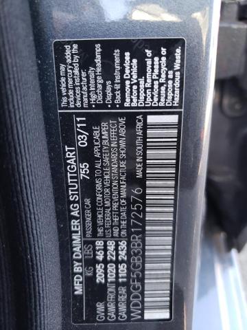 Photo 9 VIN: WDDGF5GB3BR172576 - MERCEDES-BENZ C 350 