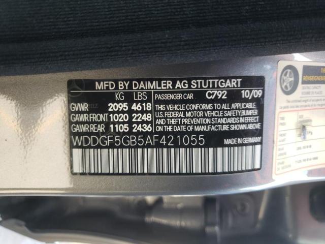 Photo 9 VIN: WDDGF5GB5AF421055 - MERCEDES-BENZ C 350 