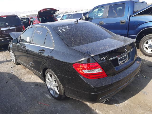 Photo 2 VIN: WDDGF5HB0CR208563 - MERCEDES-BENZ C 350 