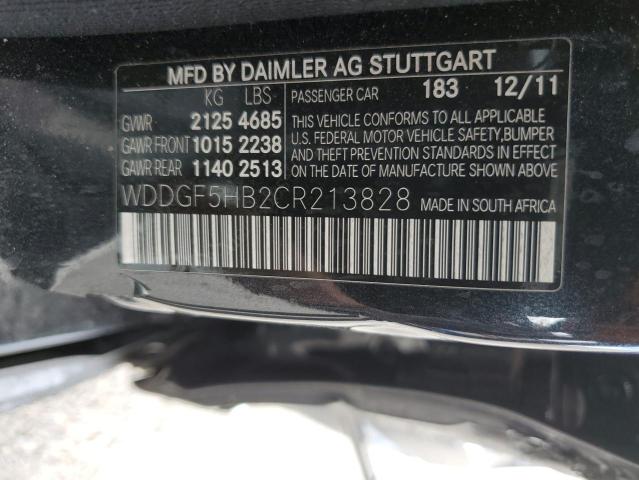 Photo 11 VIN: WDDGF5HB2CR213828 - MERCEDES-BENZ C 350 