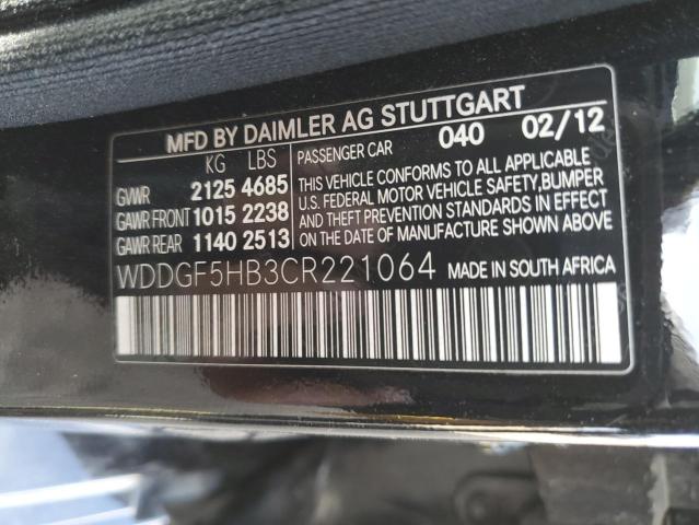 Photo 11 VIN: WDDGF5HB3CR221064 - MERCEDES-BENZ C 350 