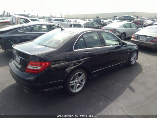 Photo 3 VIN: WDDGF5HB4CR203866 - MERCEDES-BENZ C-CLASS 