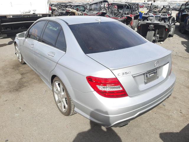 Photo 2 VIN: WDDGF5HB4CR204032 - MERCEDES-BENZ C 350 