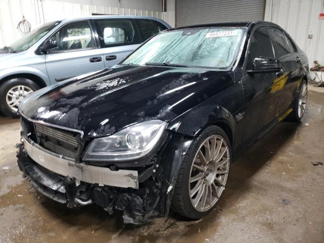 Photo 1 VIN: WDDGF7HB3CA610765 - MERCEDES-BENZ C 63 AMG 